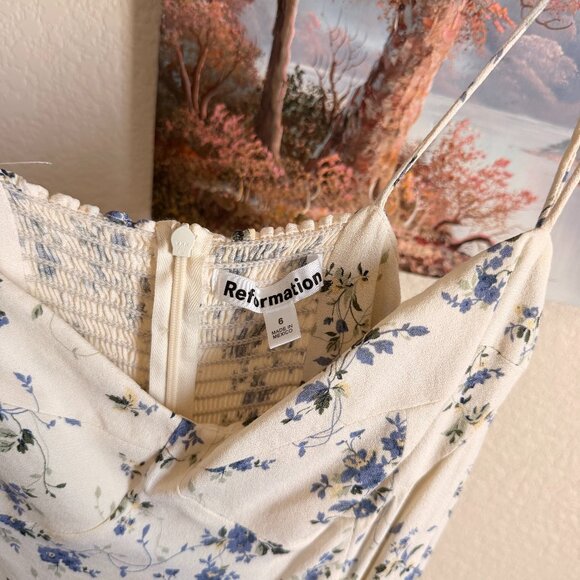 Reformation Mariana Mini Dress Size 6 - Picture 3 of 4